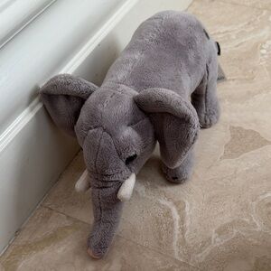 FAI Gray Plush Elephant Stuffed Animal